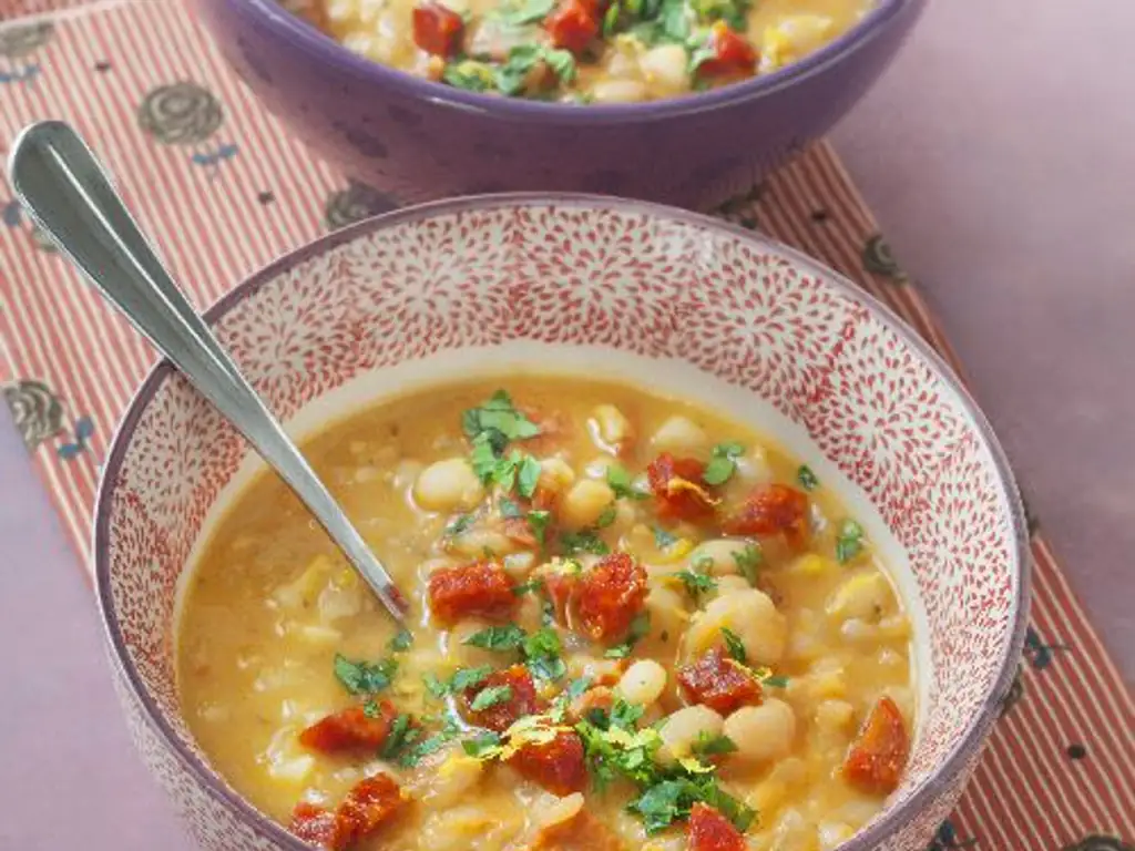 haricots blancs au chorizo