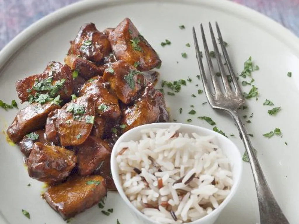 poulet mariné au curcuma