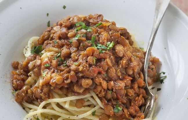 Bolognaise Aux Lentilles : Recette De Bolognaise Aux Lentilles - Marmiton