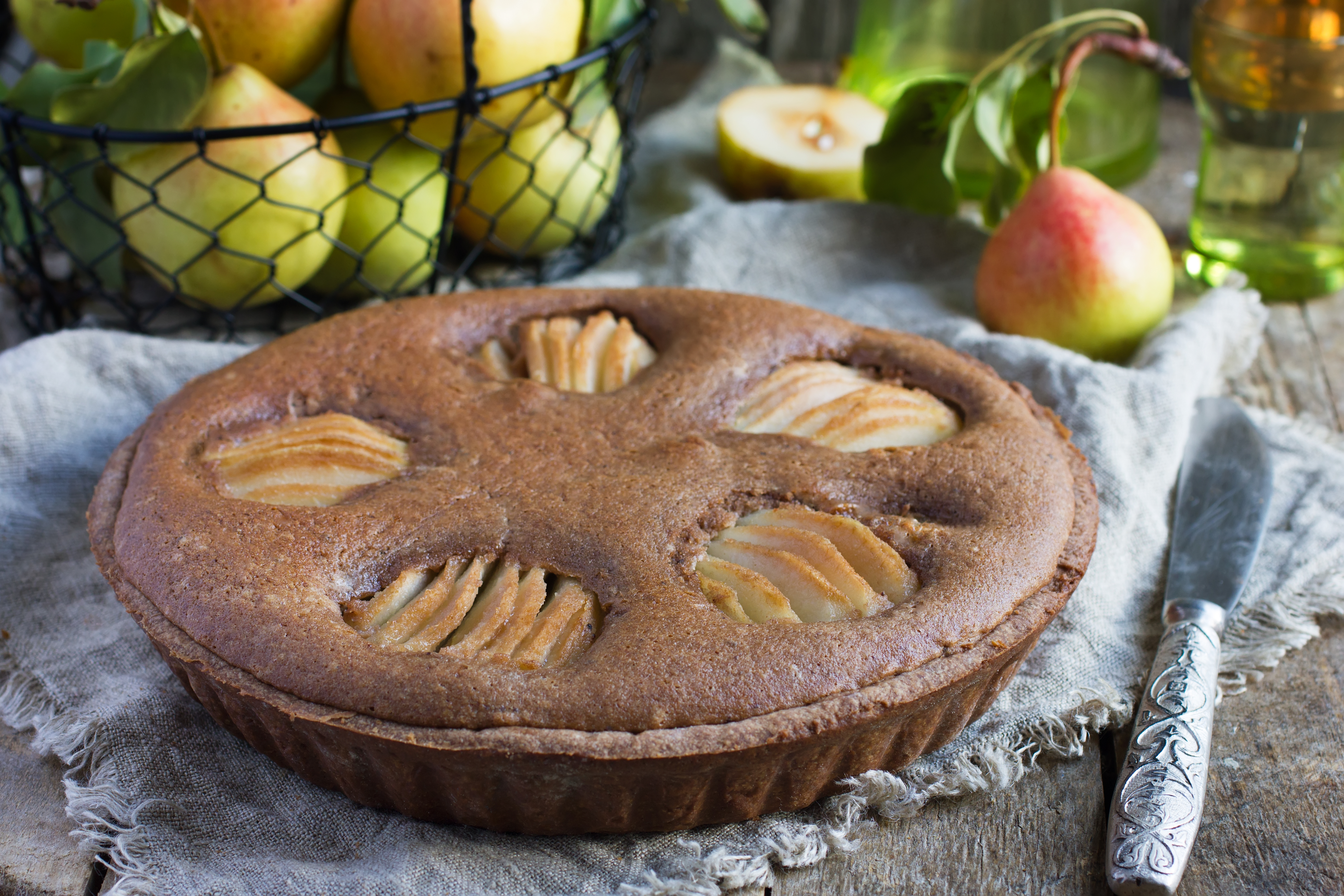 Gateau Amandes Poires Et Chocolat Recette De Gateau Amandes Poires Et Chocolat