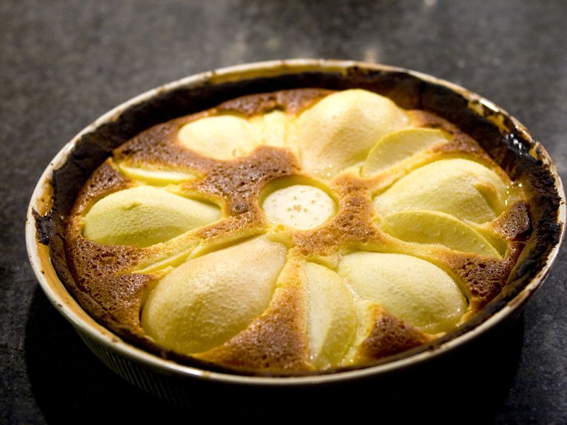 Gateau Au Yaourt Poires Amandes Recette De Gateau Au Yaourt