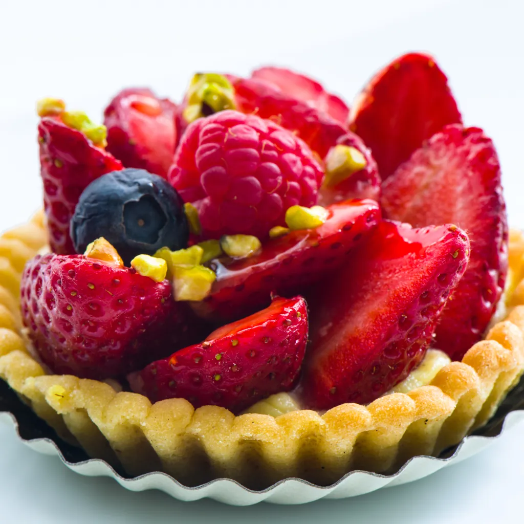 Tarte A La Pistache Et Aux Fraises Recette De Tarte A La Pistache Et Aux Fraises