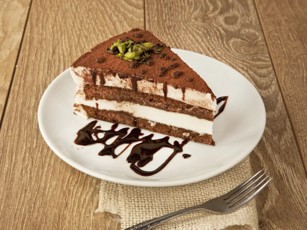 gâteau aux 2 chocolats (lait et blanc)