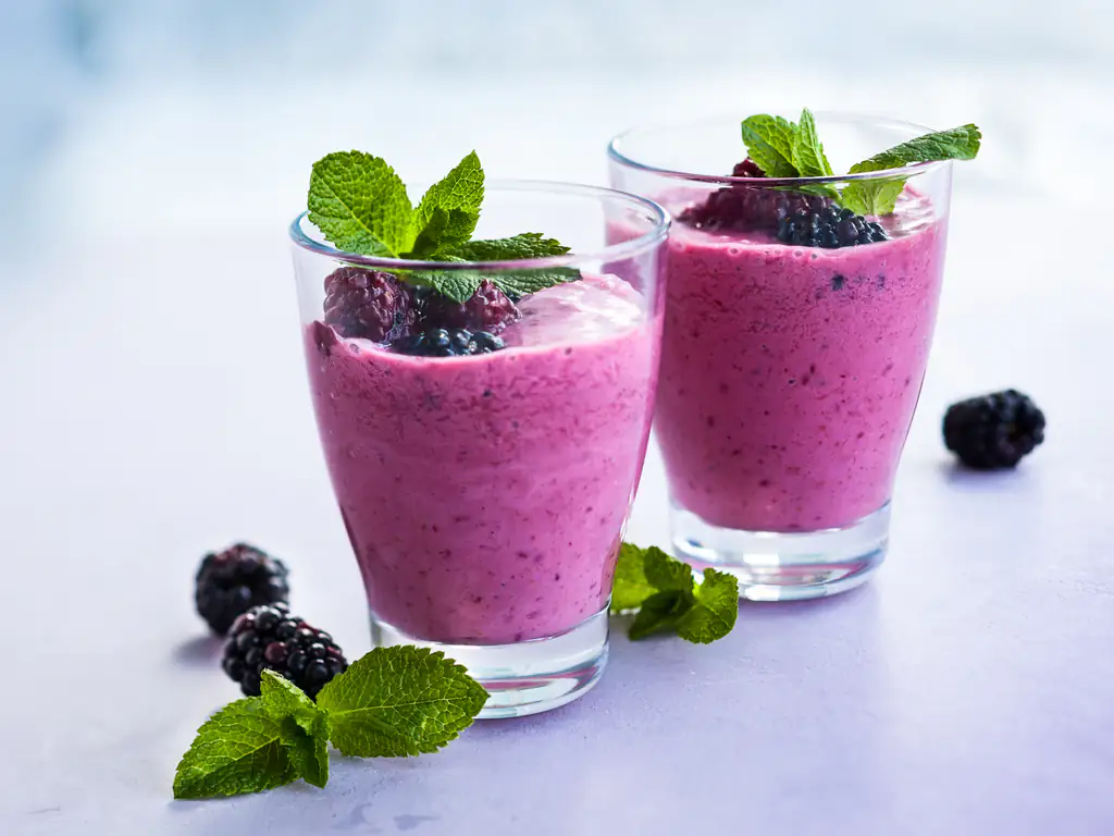 smoothie aux mûres