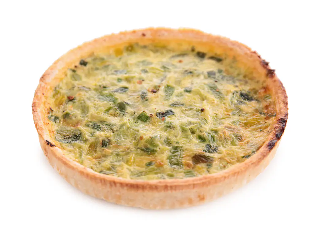 quiche aux poireaux légère