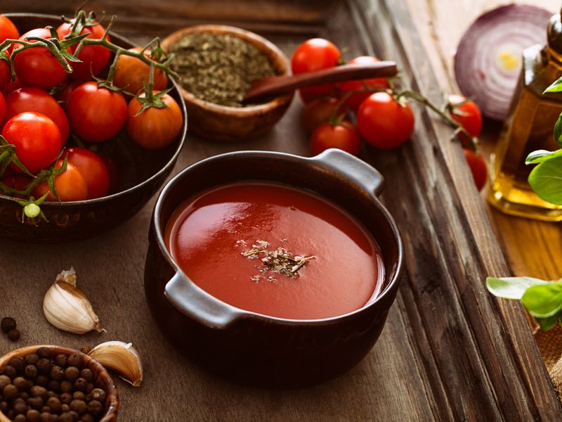 Soupe Tomate Rapide Recette De Soupe Tomate Rapide Marmiton