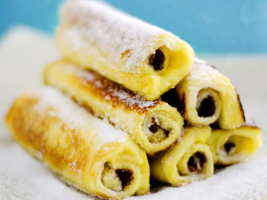 pain perdu roulé au nutella