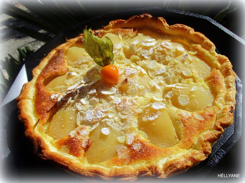 Tarte Poires Amandes Recette De Tarte Poires Amandes Marmiton