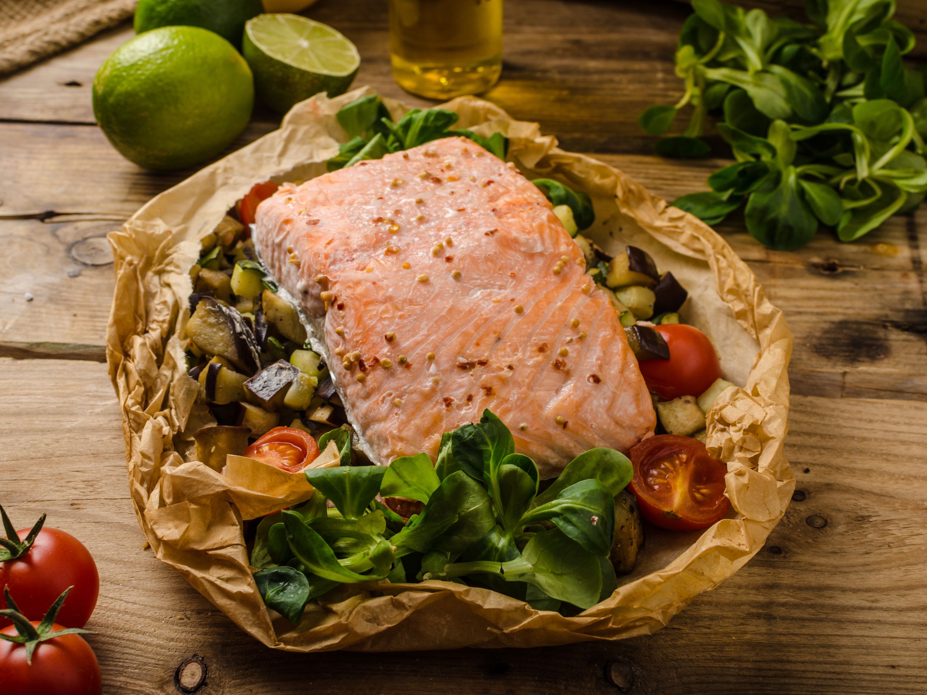 Saumon en papillotte : Recette de Saumon en papillotte - Marmiton