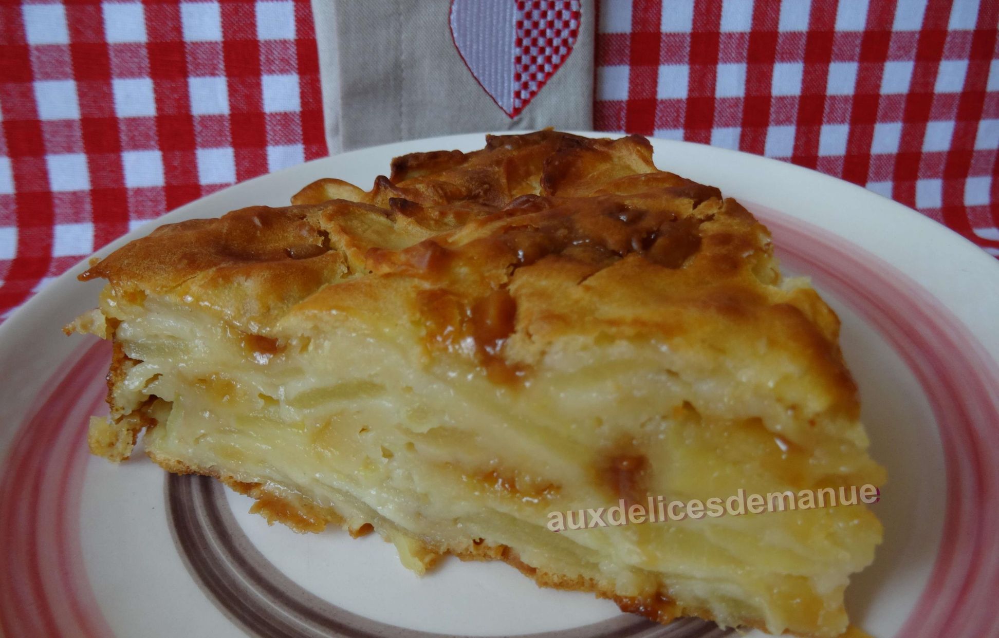 Gâteau Flan Aux Pommes Et Pépites De Caramel Recette De Gâteau Flan Aux Pommes Et Pépites De 