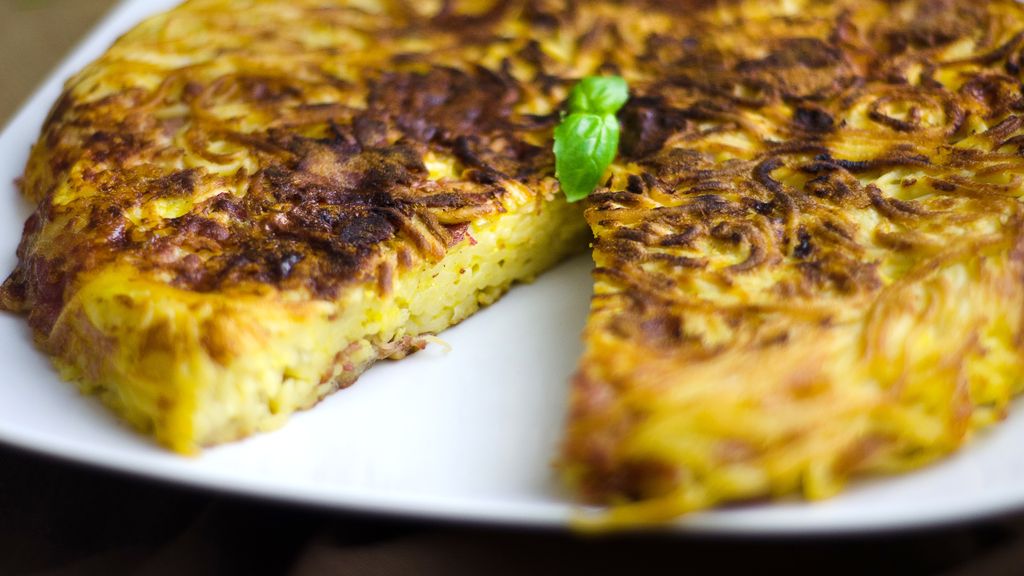 Omelette de pâtes