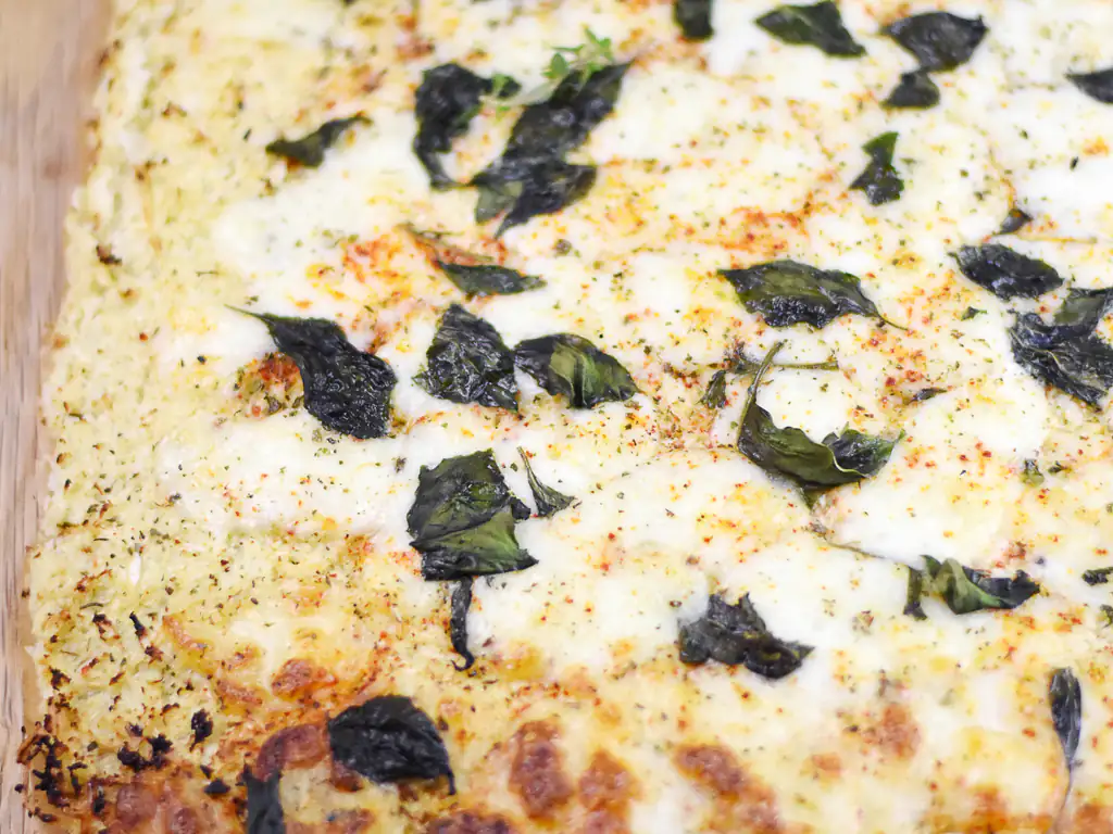 pizza pâte au chou-fleur
