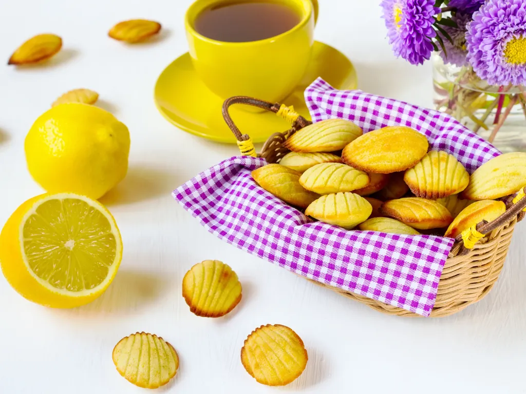 madeleines au citron faciles