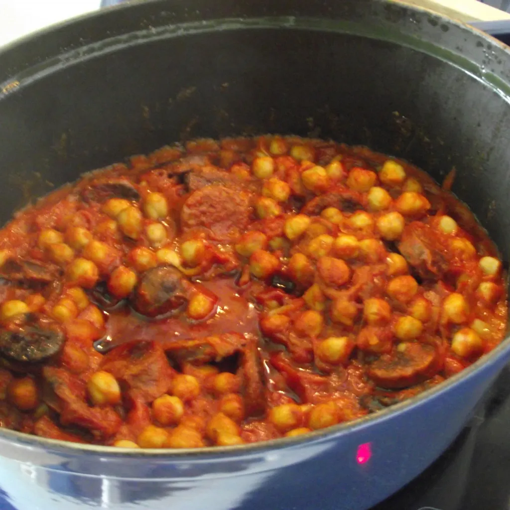 Chorizo Aux Pois Chiches Recette De Chorizo Aux Pois Chiches Marmiton