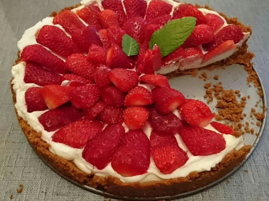 Tarte Aux Fraises Sans Cuisson Recette De Tarte Aux Fraises Sans Cuisson