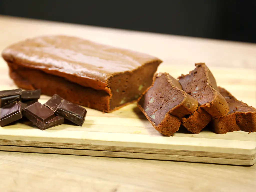 gâteau au chocolat et pommes de terre