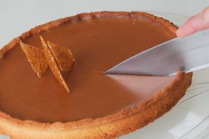 Tarte au chocolat et caramel (au beurre salé) : Recette de ...