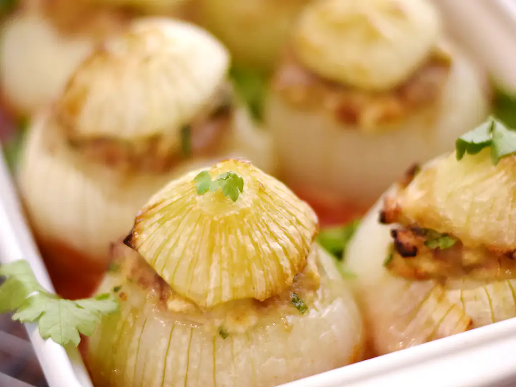 oignons farcis au porc