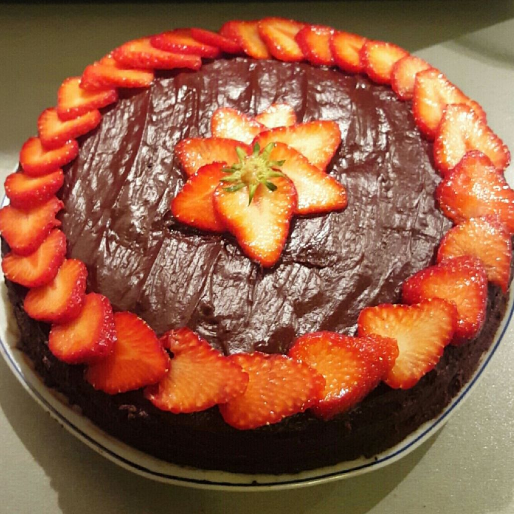 Gateau Chocolat Ganache Fraise Recette De Gateau Chocolat Ganache Fraise