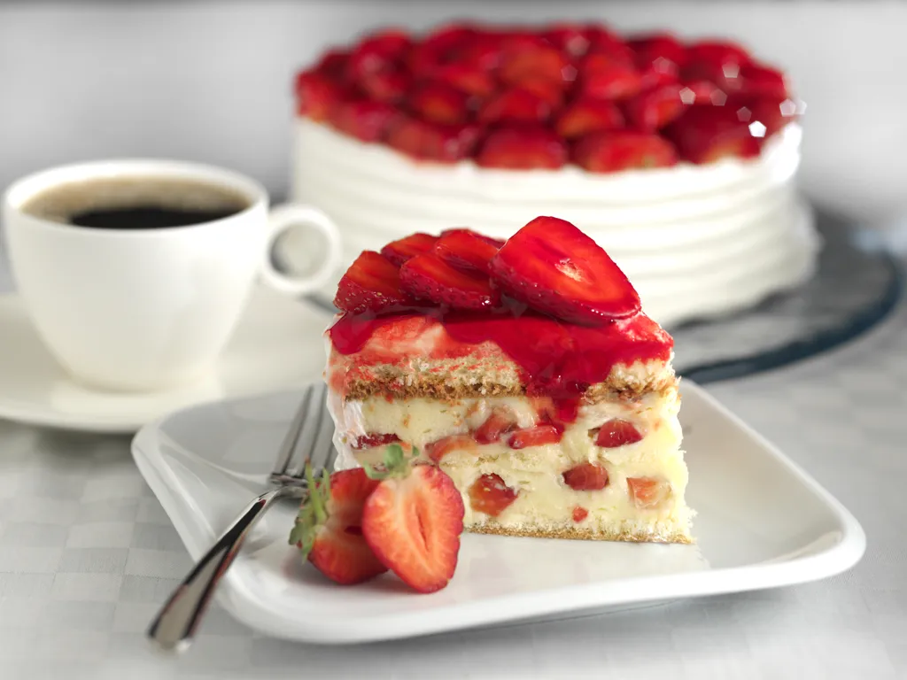 gâteau aux fraises