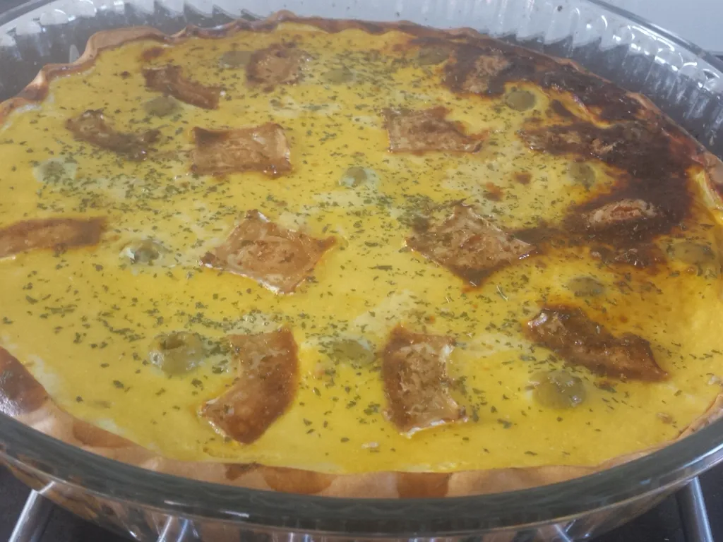 quiche au potiron chèvre olives