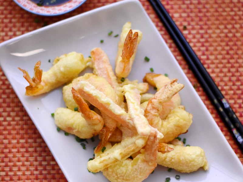 Beignets Tempura Au Calamar Et Aux Legumes Japonais Recette De