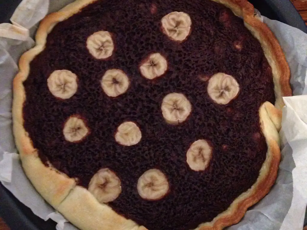 tarte chocolat purée de banane