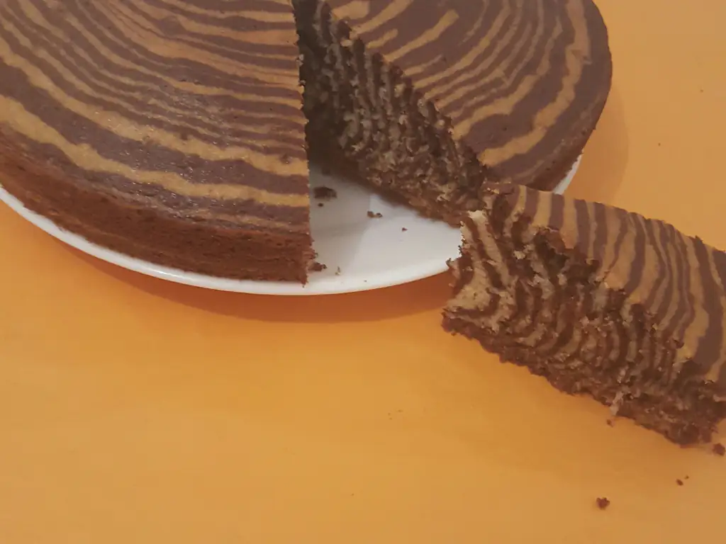 gâteau marbré zébré