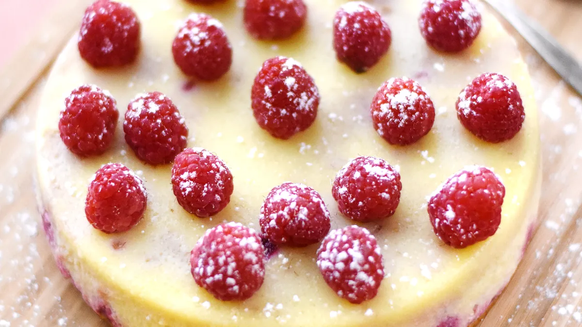 Gateau Magique Framboises Nos Delicieuses Recettes De Gateau Magique Framboises