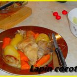 Lapin Au Vin Blanc (à La Cocotte) : Recette De Lapin Au Vin Blanc (à La ...