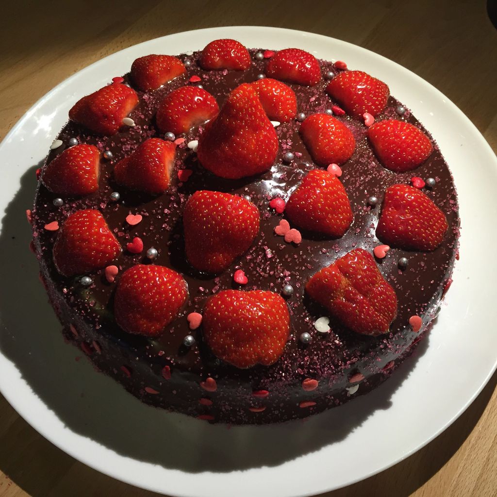 Gateau Chocolat Ganache Fraise Recette De Gateau Chocolat Ganache Fraise