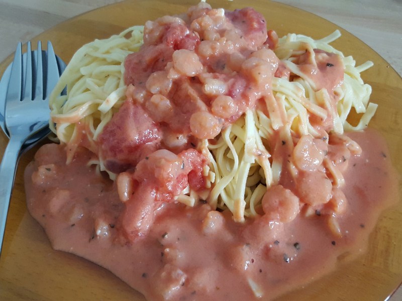 Pates Aux Crevettes Et Sauce Tomate Fraiche Recette De Pates Aux