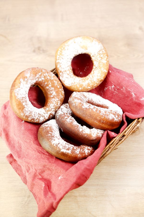 exemple de donuts avec la recette de Marmiton