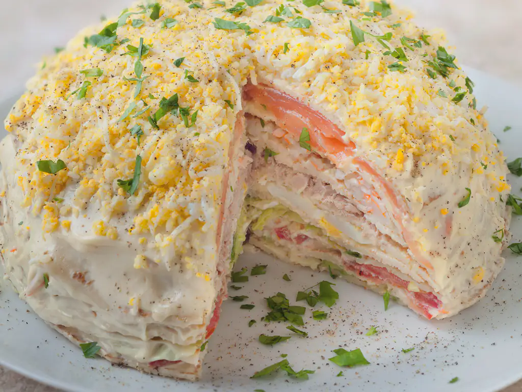 Gateau De Crepes De La Mer Recette De Gateau De Crepes De La Mer