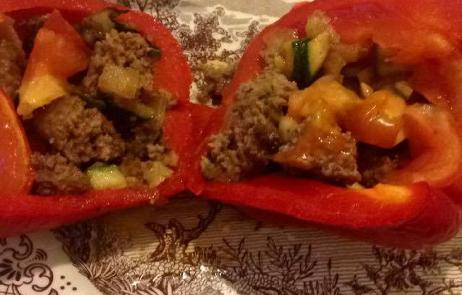 Poivrons farcis façon diététix : Recette de Poivrons farcis façon diététix - Marmiton