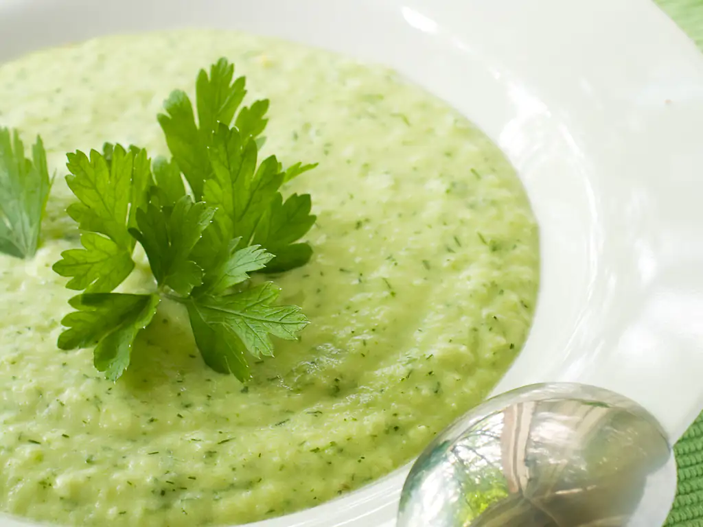 purée de courgettes simple