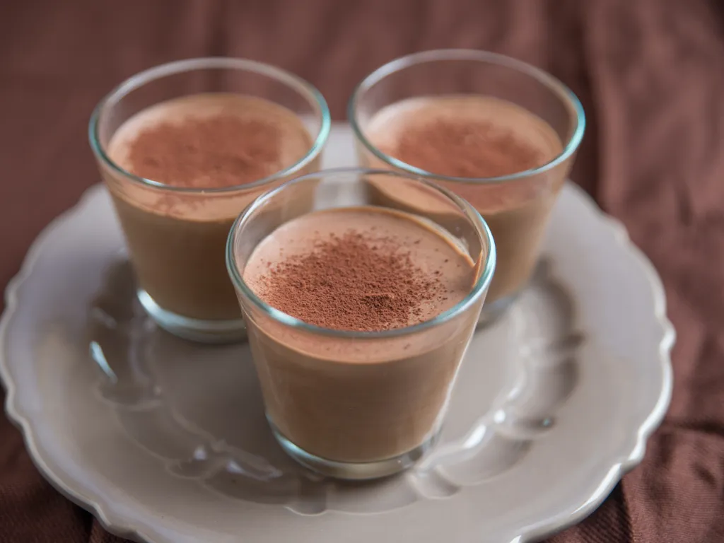 mousse glacée au chocolat