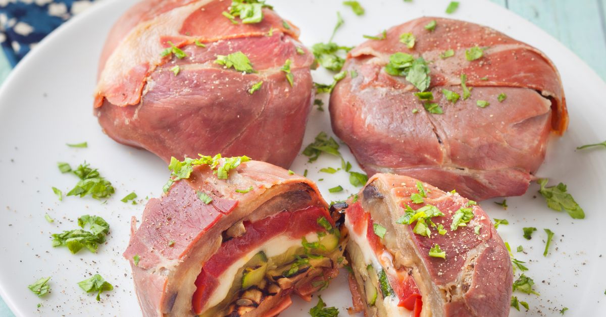 Timbale de jambon cru aux légumes du soleil (microondes) recette de