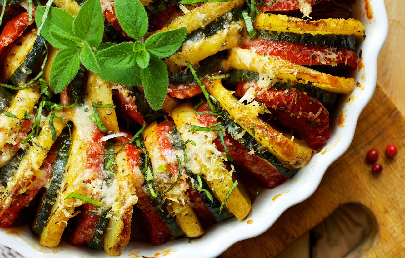 Tian tomates / aubergines Recette de Tian tomates / aubergines Marmiton