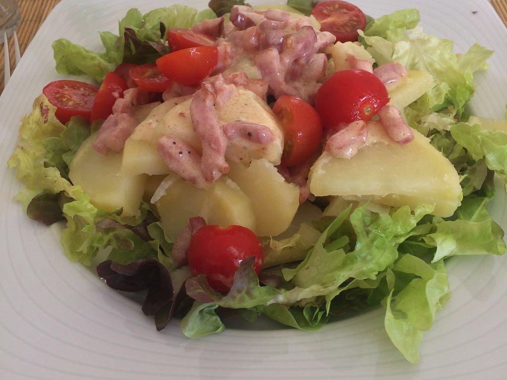 Salade Chaude Pommes De Terre Et Lardons Recette De Salade Chaude