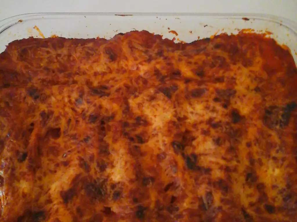 gratin de cannellonis farcis à la viande hachée