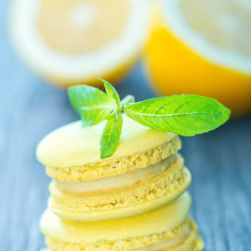 Macarons au citron pétillant, recette 