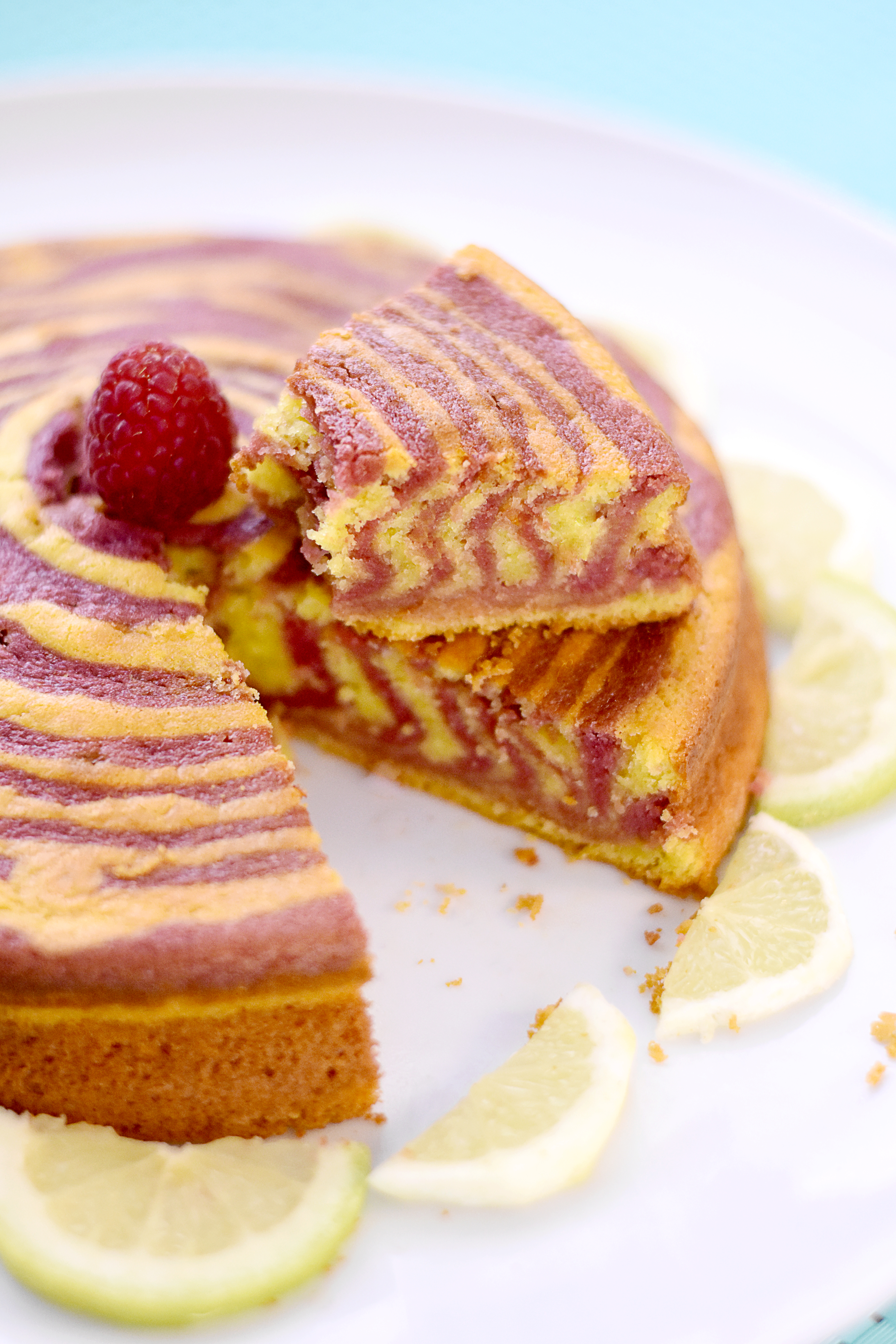 Cake Citron Framboise Facon Zebra Cake Recette De Cake Citron Framboise Facon Zebra Cake