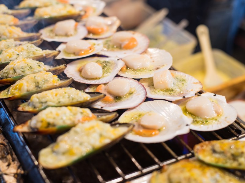 Coquillages Au Barbecue Recette De Coquillages Au Barbecue