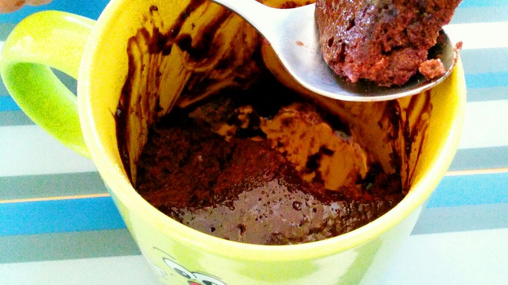 Mug Cake Au Nesquik Special Enfants Recette De Mug Cake Au Nesquik Special Enfants