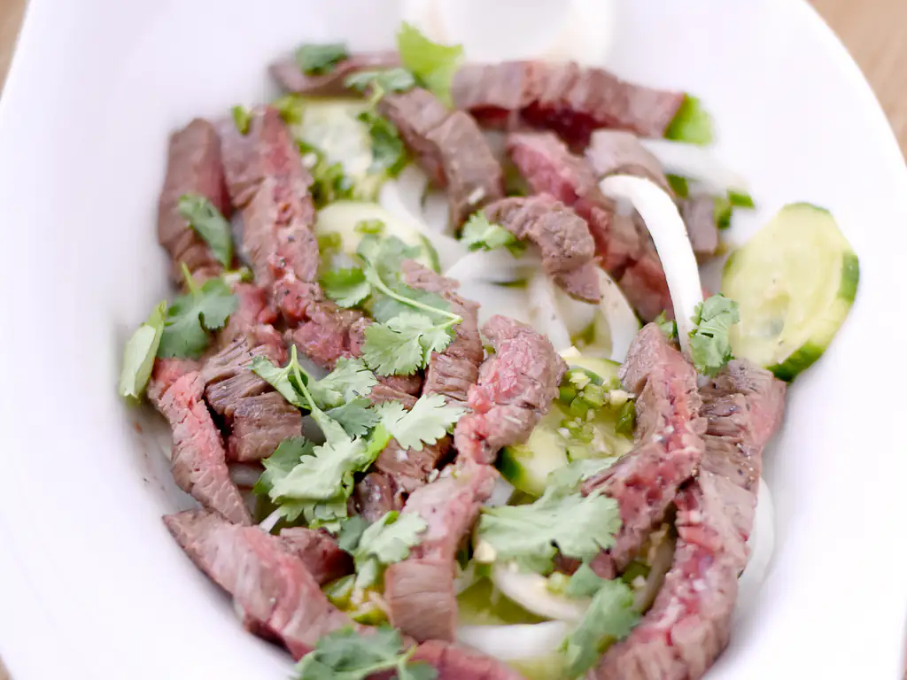 salade thaï de boeuf