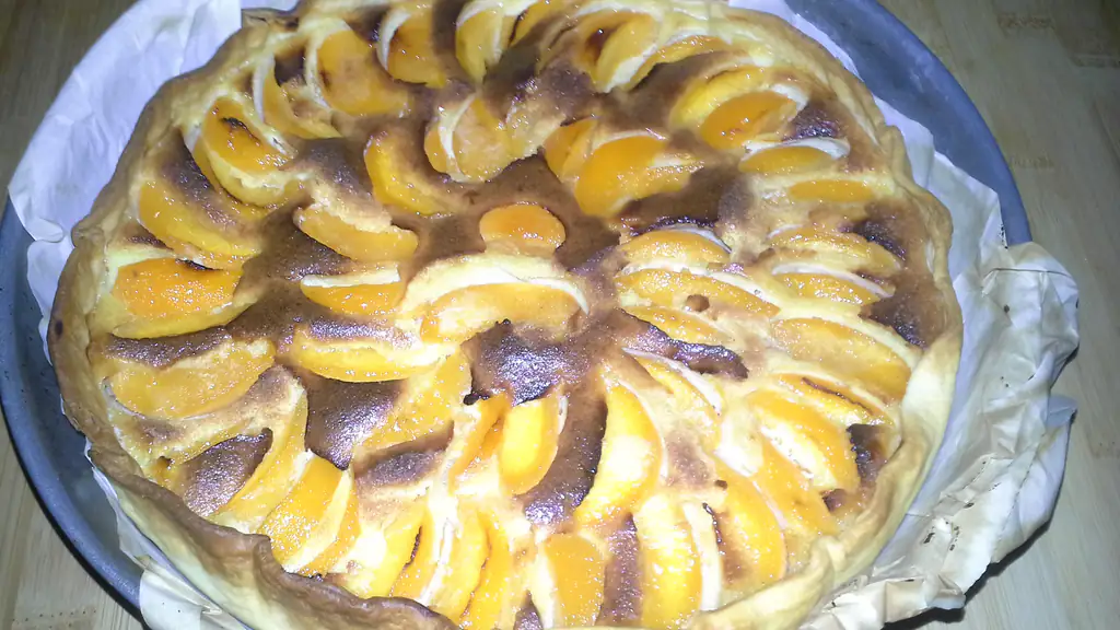 Tarte Aux Peches Aux Amandes Recette De Tarte Aux Peches Aux Amandes