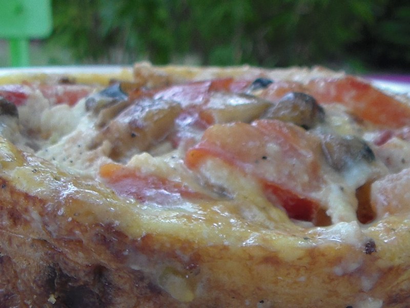 Omelette A La Tomate Et Aux Champignons Recette De Omelette A La