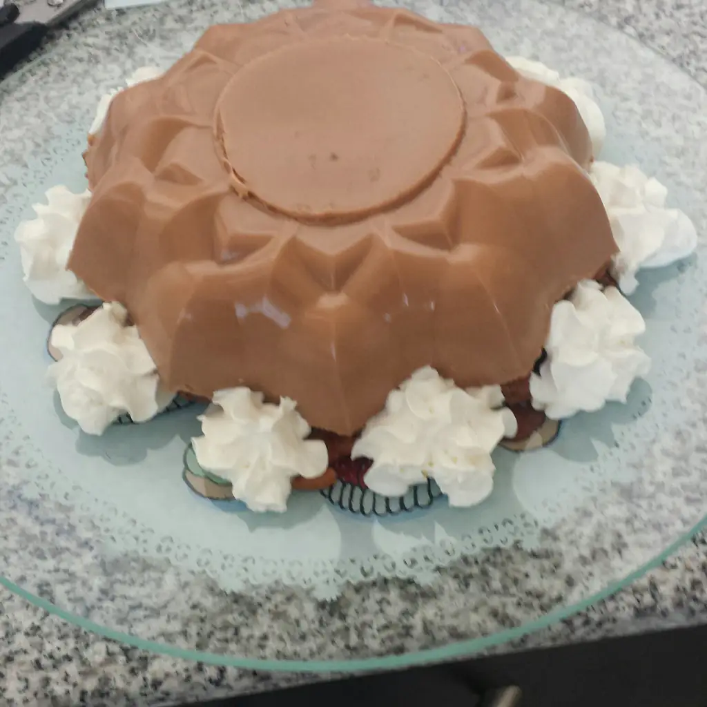 Bavarois Au Chocolat Sur Croustillant De Speculoos Recette De Bavarois Au Chocolat Sur Croustillant De Speculoos