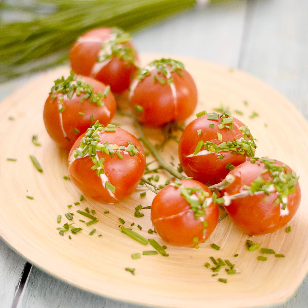 Bouquet de tomates cocktail farcies pour l'apéro : la meilleure recette